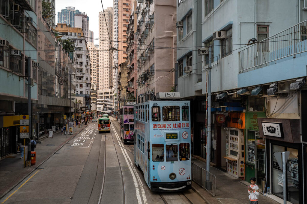 Hongkong Reisetipps: Sightseeing per Straßenbahn
