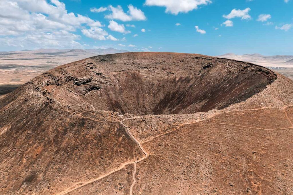 Fuerteventura Sehenswürdigkeiten Top Spot: Der Vulkan Calderon Hondo