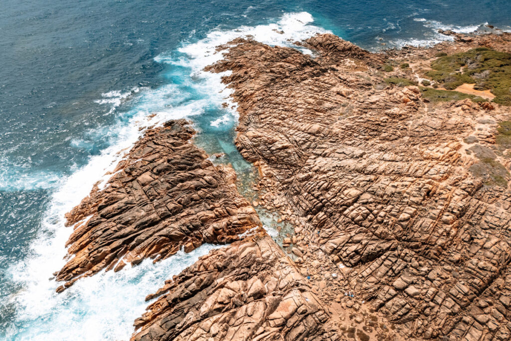 Injidup Natural Spa Drohnenaufnahme Margaret River Region