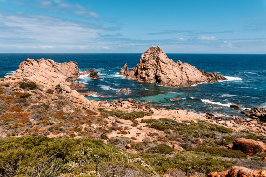 Der Sugarloaf Rock im Cape Naturaliste Nationalpark an der Küste Westaustraliens